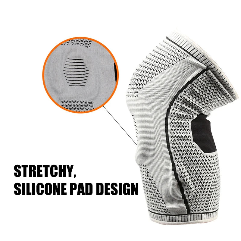 Outdoor Knee Pads For Sports Breathable Knitted Knee Support