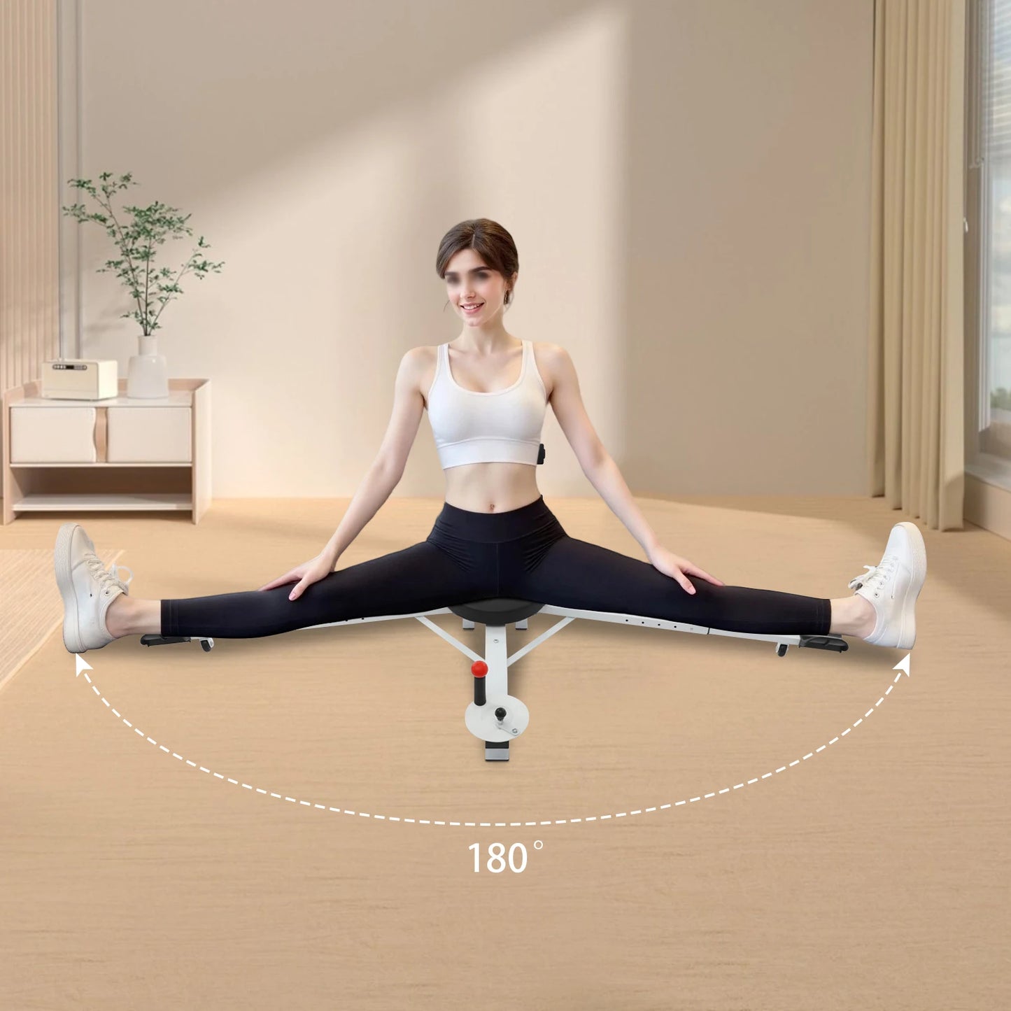 Heavy Duty Leg Split Stretch Machine With Five Adjustable Levels