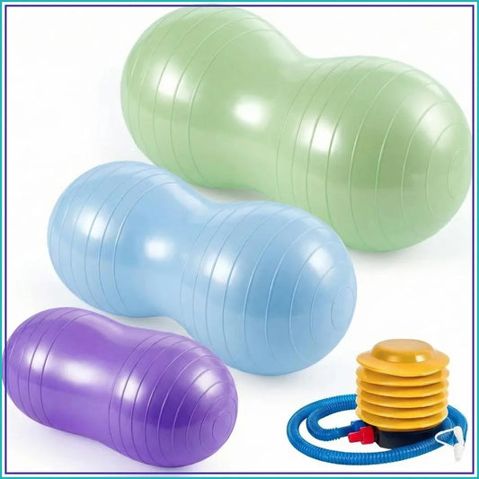 Anti Burst Peanut Exercise Ball With Pump For Kids Therapy