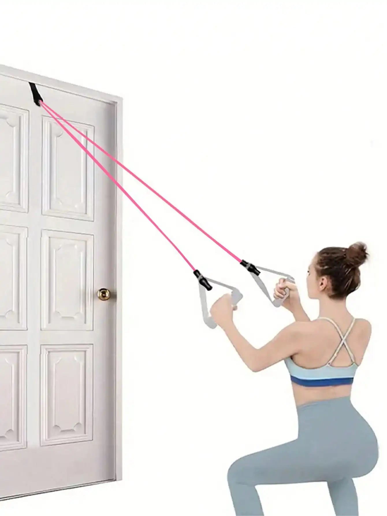 Multifunctional Detachable Arm Trainer Tension Rope For Exercise And Gym