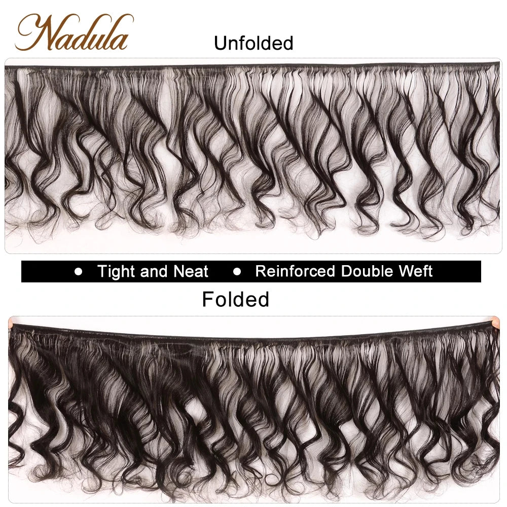 Nadula Brazilian Loose Wave Virgin Hair Bundles 3 Piece