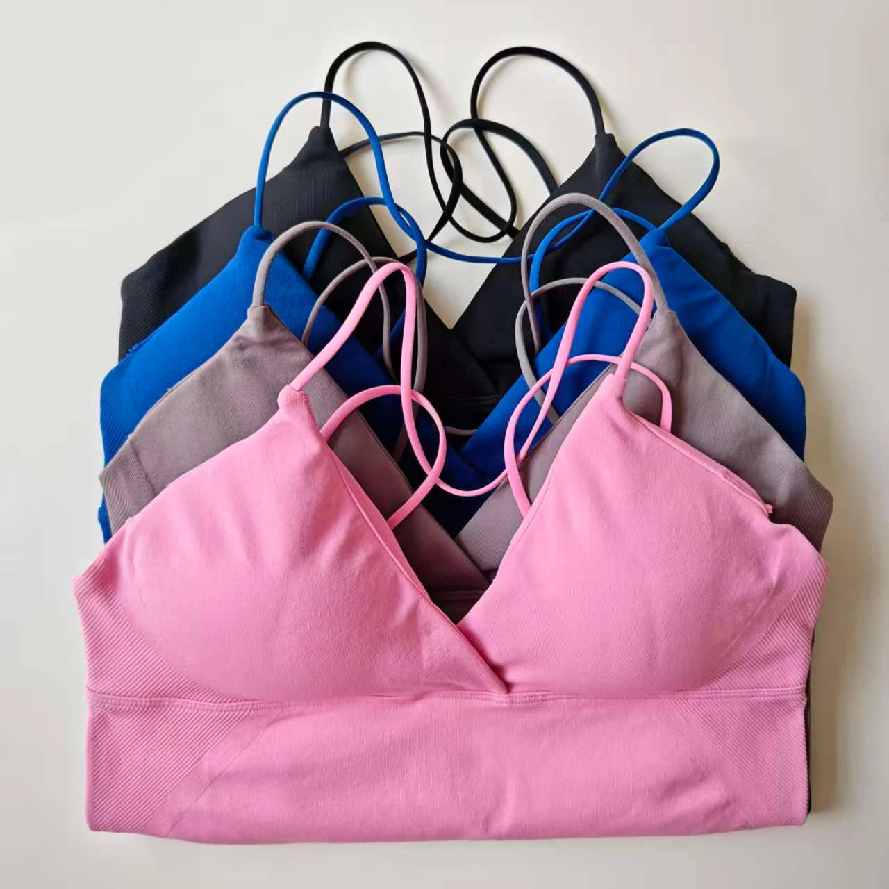 NCLAGEN Vision Twist Front Longline Yoga Tank Top For Women