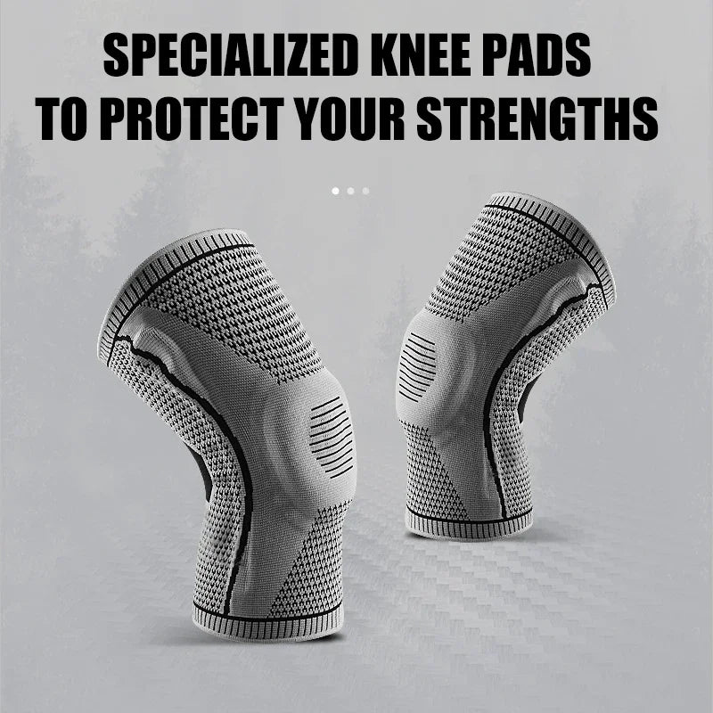 Outdoor Knee Pads For Sports Breathable Knitted Knee Support