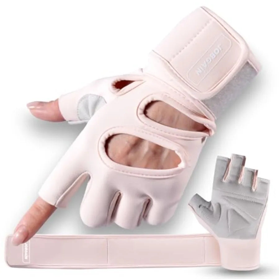 Padded Gym Weight Lifting Gloves With Wrist Wrap Support