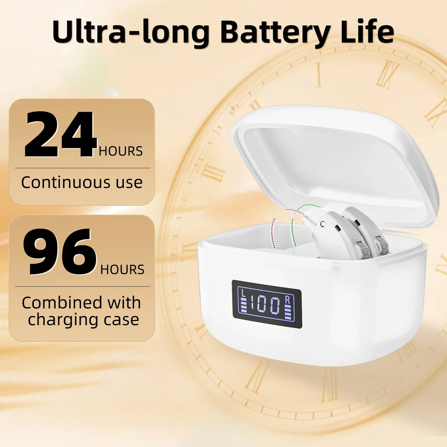 K&FCOPTEE Rechargeable Hearing Aids For Adults Invisible Digital Ear Amplifiers
