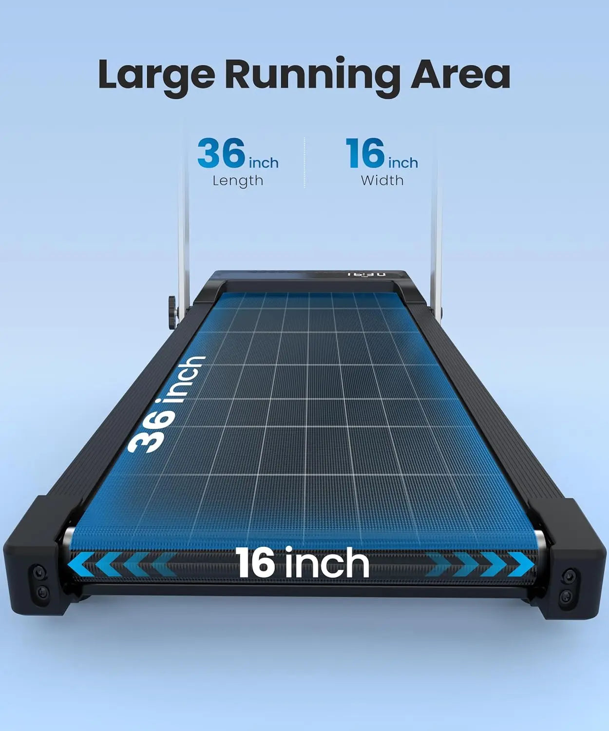 Compact Treadmill With Incline And Folding Space Saving Design