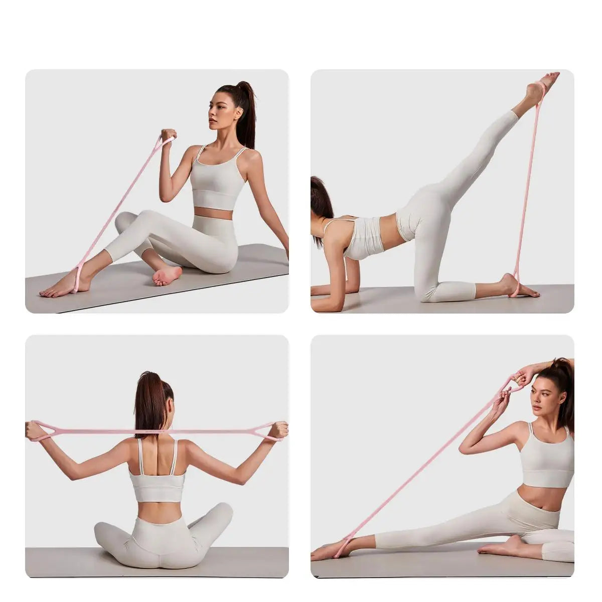 Figure 8 Resistance Band Chest Expander Elastic Pull Rope