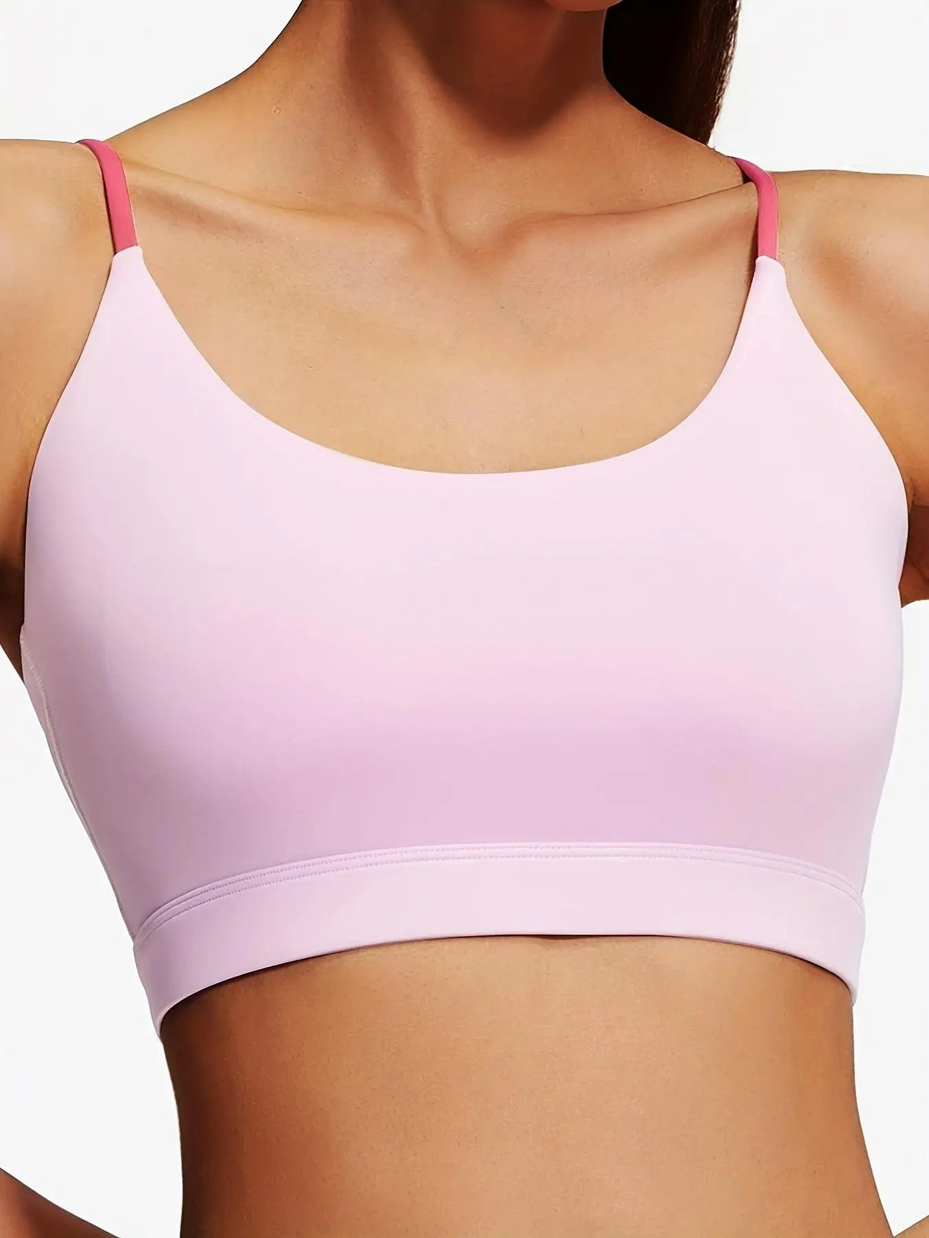 Women Backless Sports Bra With Fixed Padding