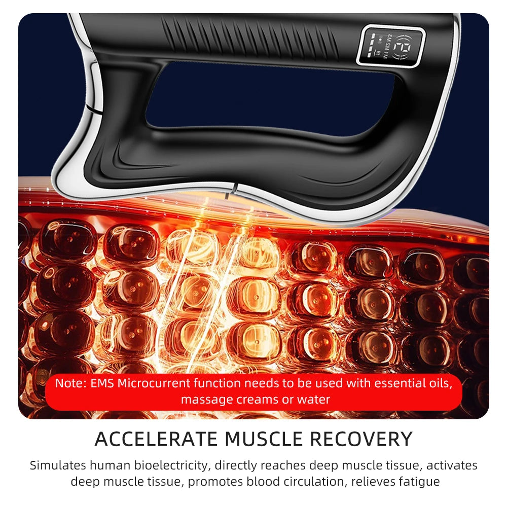 Foreverlily Electric Fascia Knife Massager Deep Tissue Muscle Scraper
