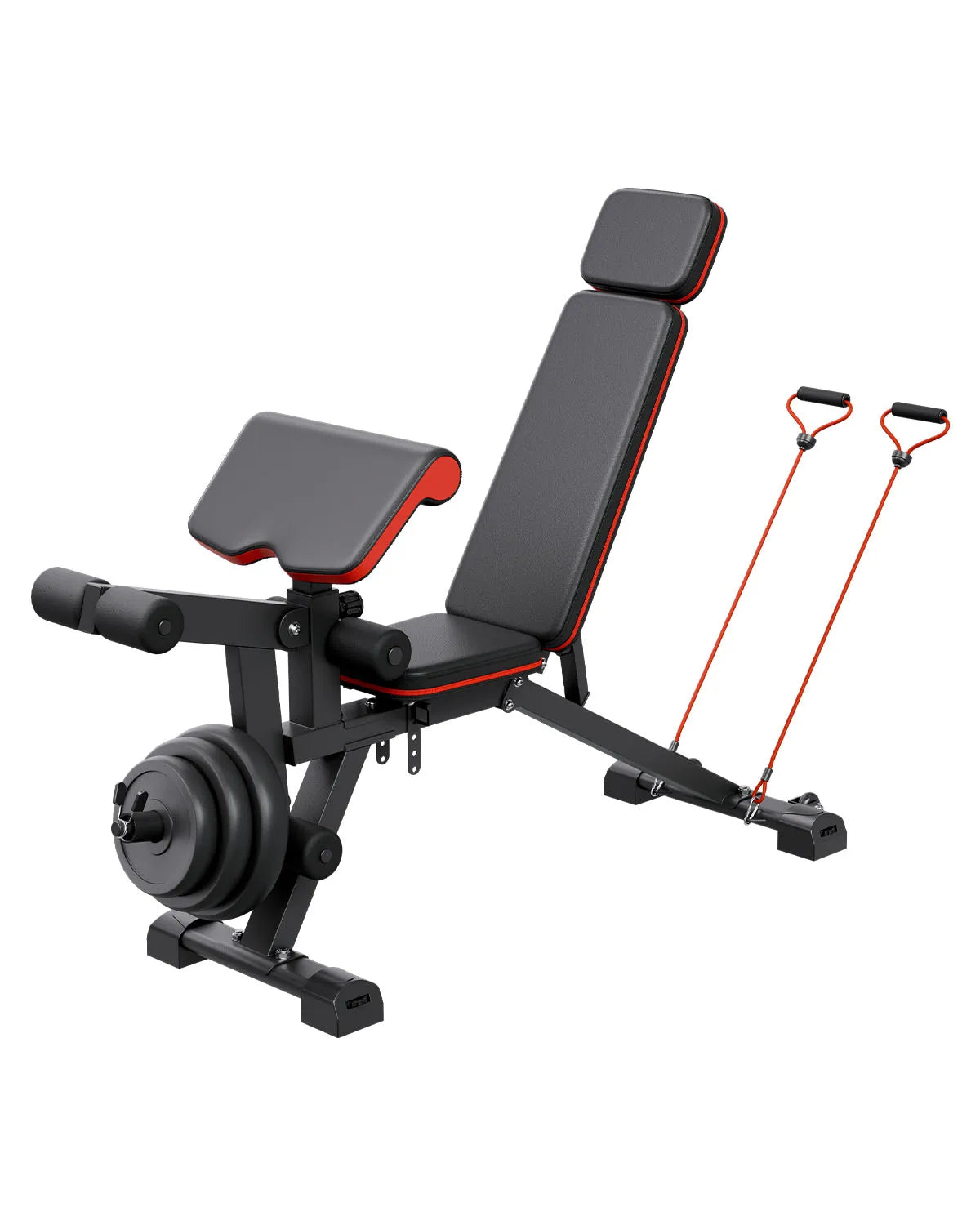 SucceBuy 800lb Adjustable Weight Bench Press For Home