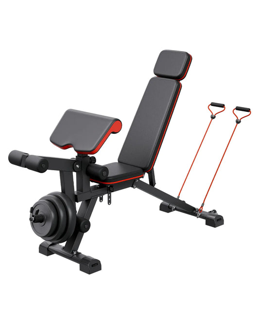 SucceBuy 800lb Adjustable Weight Bench Press For Home