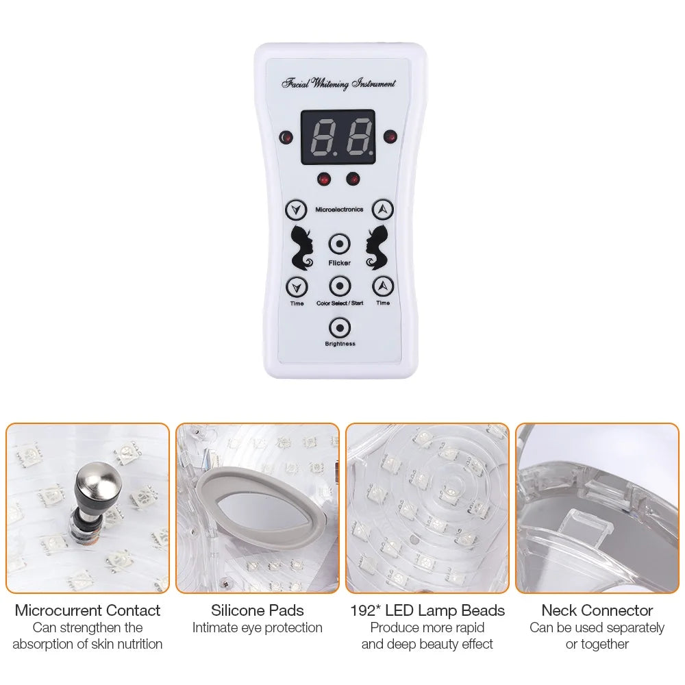 Iebelif LED Light Therapy Face Mask For Skin Rejuvenation