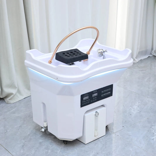 Hydrotherapy Shampoo Basin With Integrated Heated Water Tank
