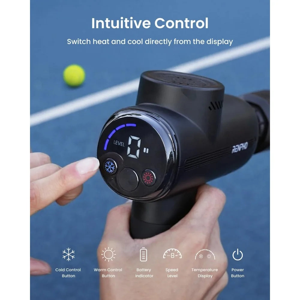 Active Thermocool Massage Gun With Heat Cold Handheld