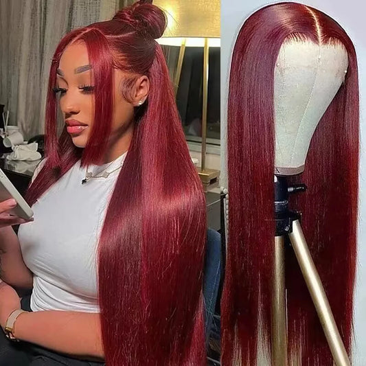 Eddfine Remy Brazilian Lace Front Wig HD Swiss Lace