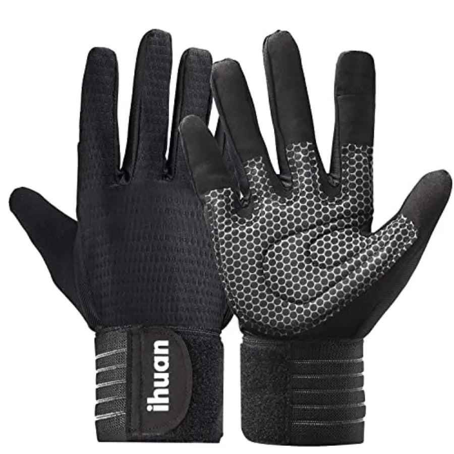 Men's Full Finger Workout Gloves for Weight Lifting