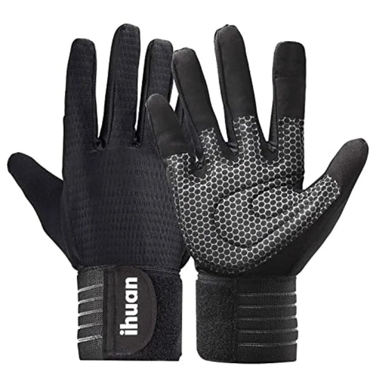 Men's Full Finger Workout Gloves for Weight Lifting