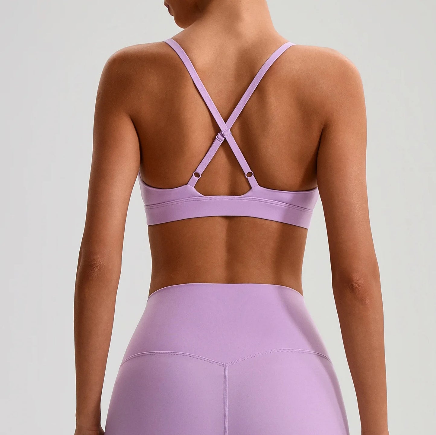 Women Wire Free Quick Dry Modacrylic Yoga Bra Top