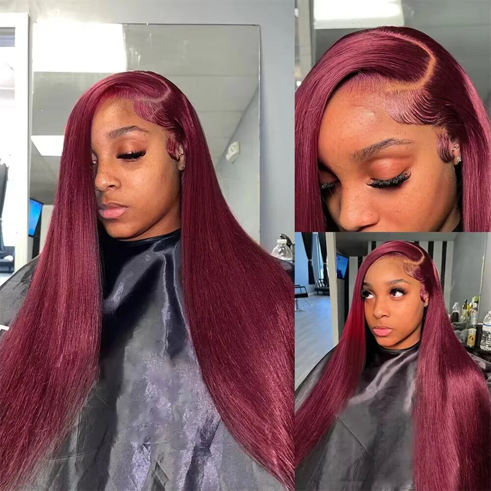 Eddfine Remy Brazilian Lace Front Wig HD Swiss Lace