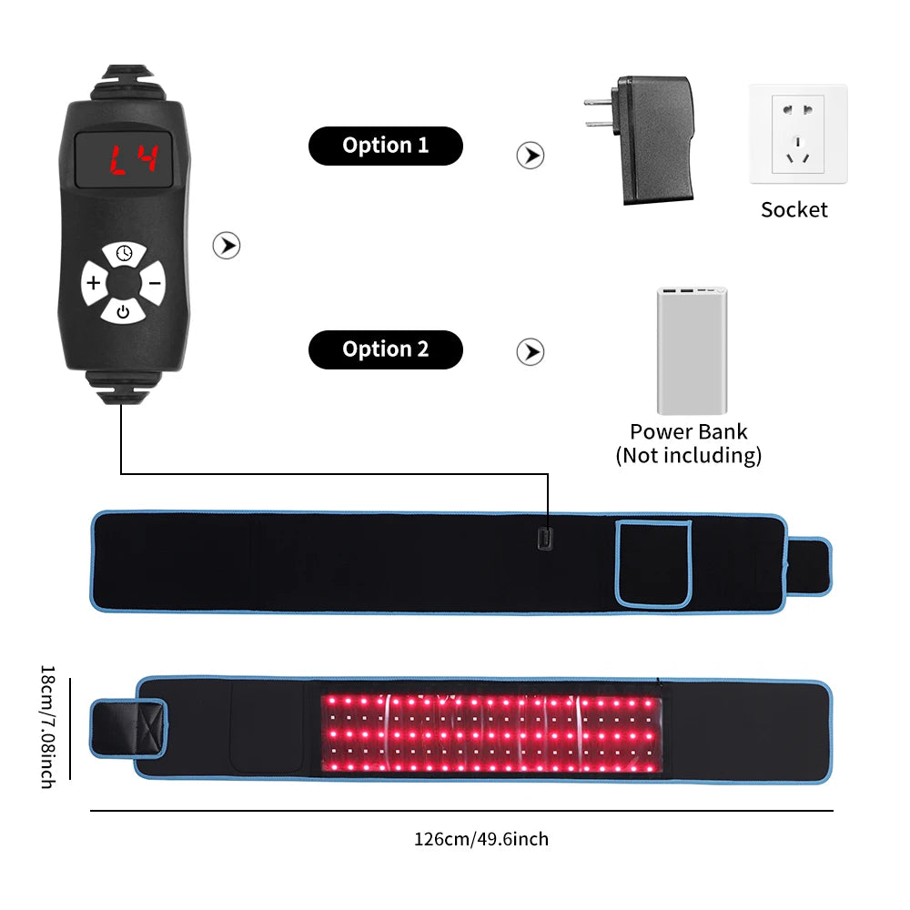 Near Infrared Light Belt 660nm Red Device for Body