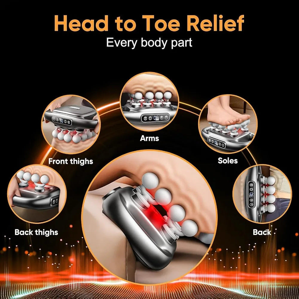 Deep Tissue Massage Gun With 3 Modes And 30 Speeds