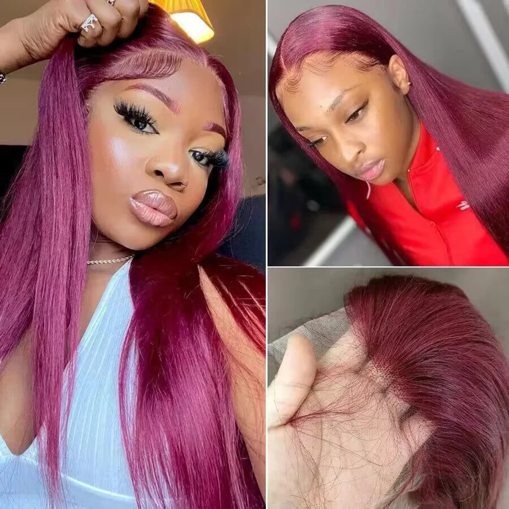 Eddfine Remy Brazilian Lace Front Wig HD Swiss Lace