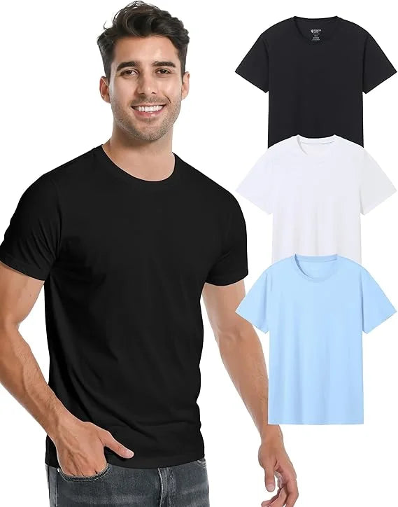 Pioneer Camp Men's Soft Bamboo Viscose Crew Neck Casual T Shirt
