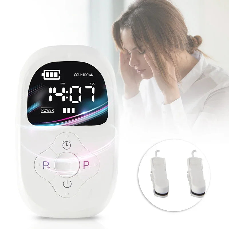 Homulaser Ear Clip CES Therapy Device For Insomnia Anxiety Relief