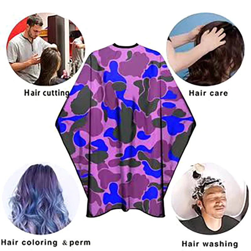 Barber Camouflage Aprons Anti Static Capes Waterproof Barbershop Shawls