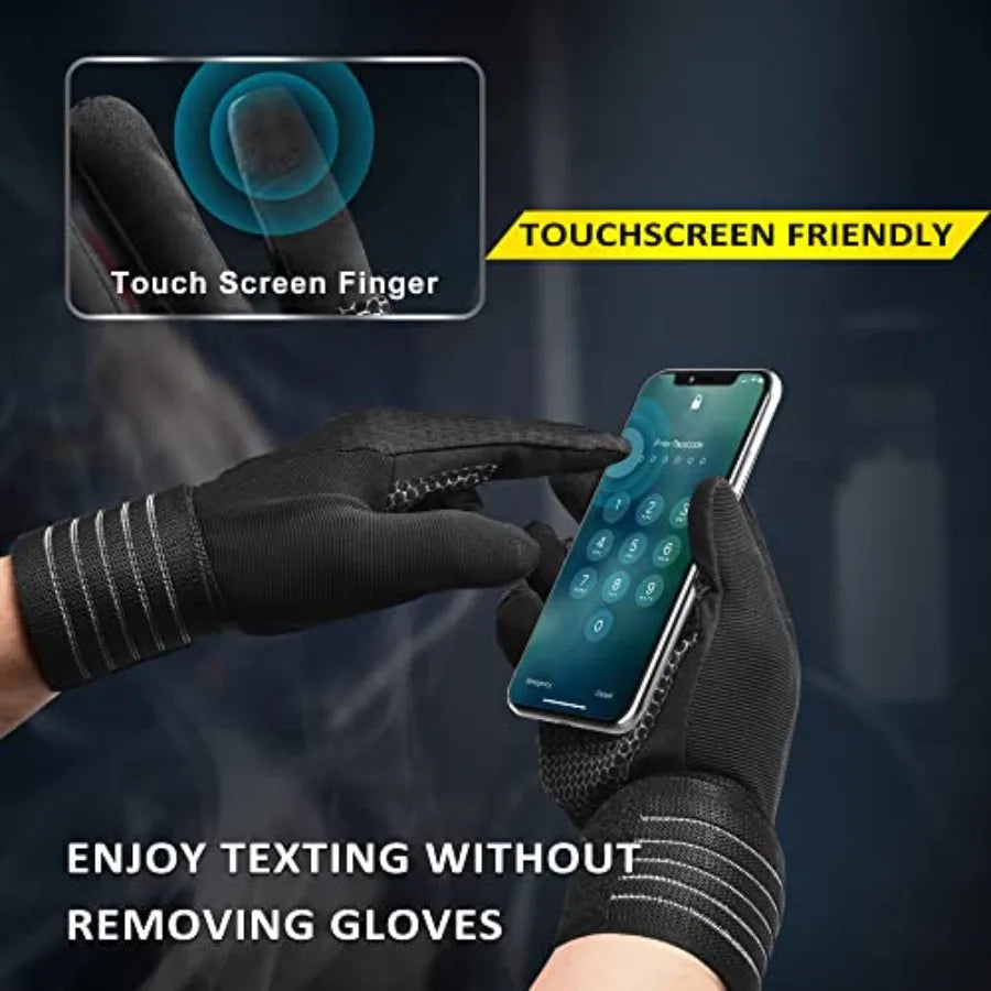 Men's Full Finger Workout Gloves for Weight Lifting