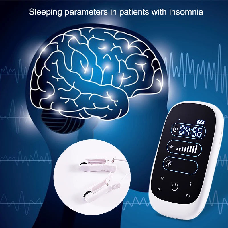 ATANG CES Brain Stimulation Device With Ear Clip Electrodes For Insomnia