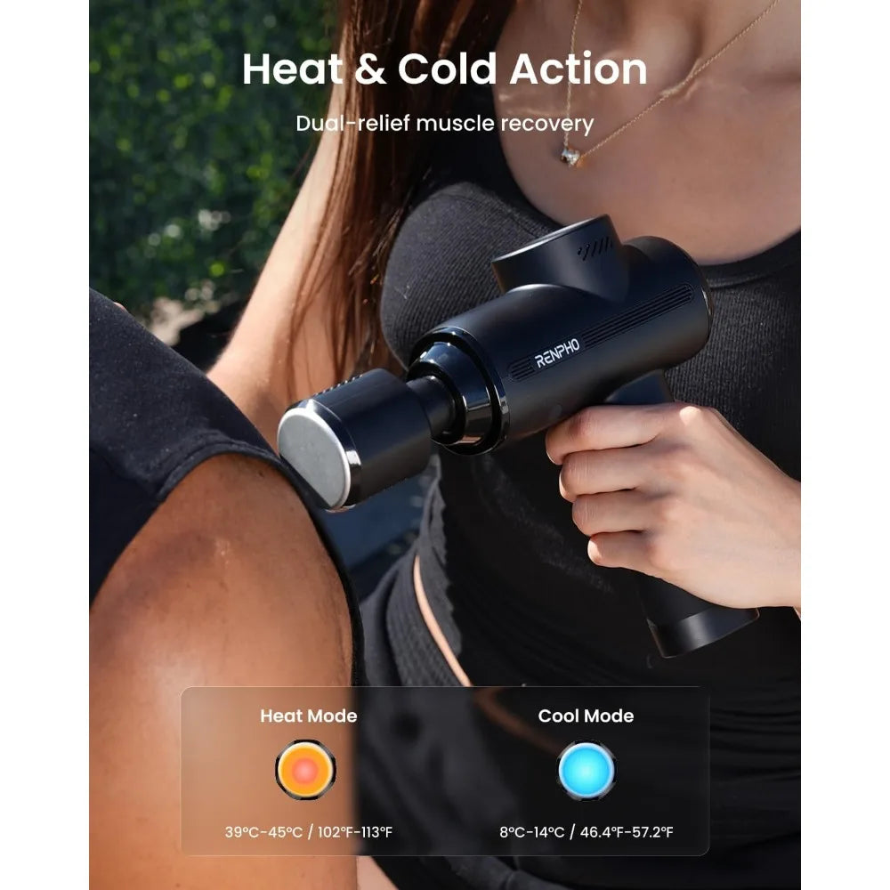 Active Thermocool Massage Gun With Heat Cold Handheld