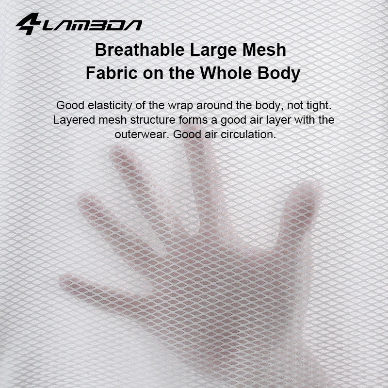 LAMEDA Cycling Vest Men Breathable Quick Dry Mesh Base Layer
