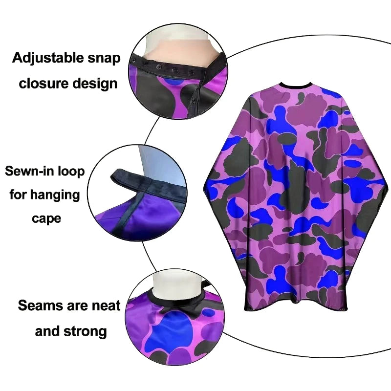 Barber Camouflage Aprons Anti Static Capes Waterproof Barbershop Shawls