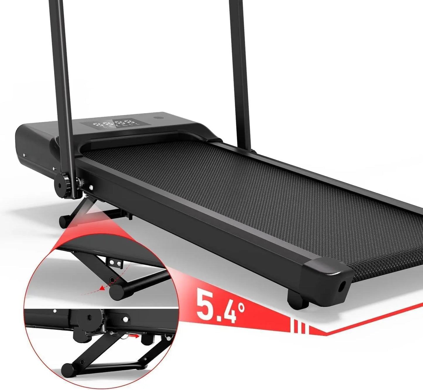 Folding Walking Pad Treadmill for Home Office Under Desk Incline